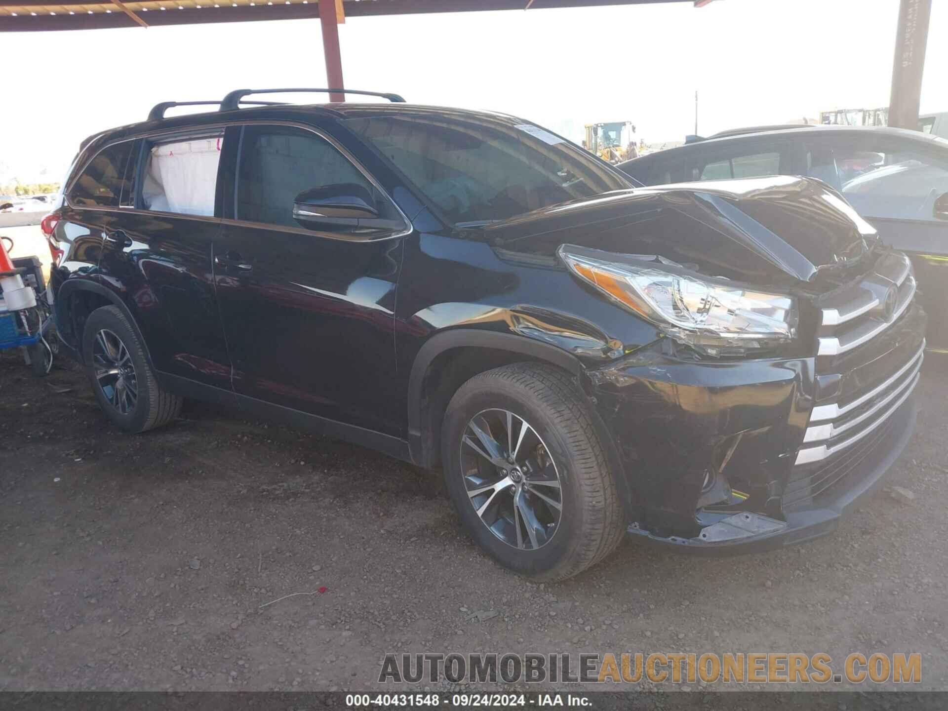 5TDZZRFH9KS318620 TOYOTA HIGHLANDER 2019