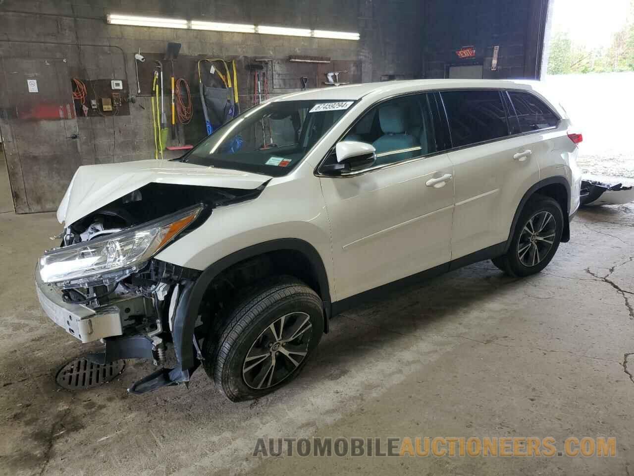 5TDZZRFH9KS323784 TOYOTA HIGHLANDER 2019