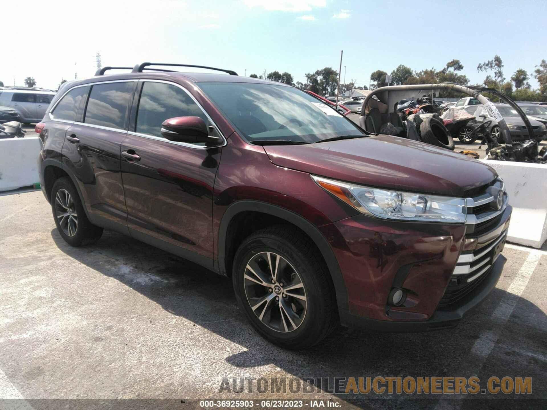 5TDZZRFH9KS354467 TOYOTA HIGHLANDER 2019