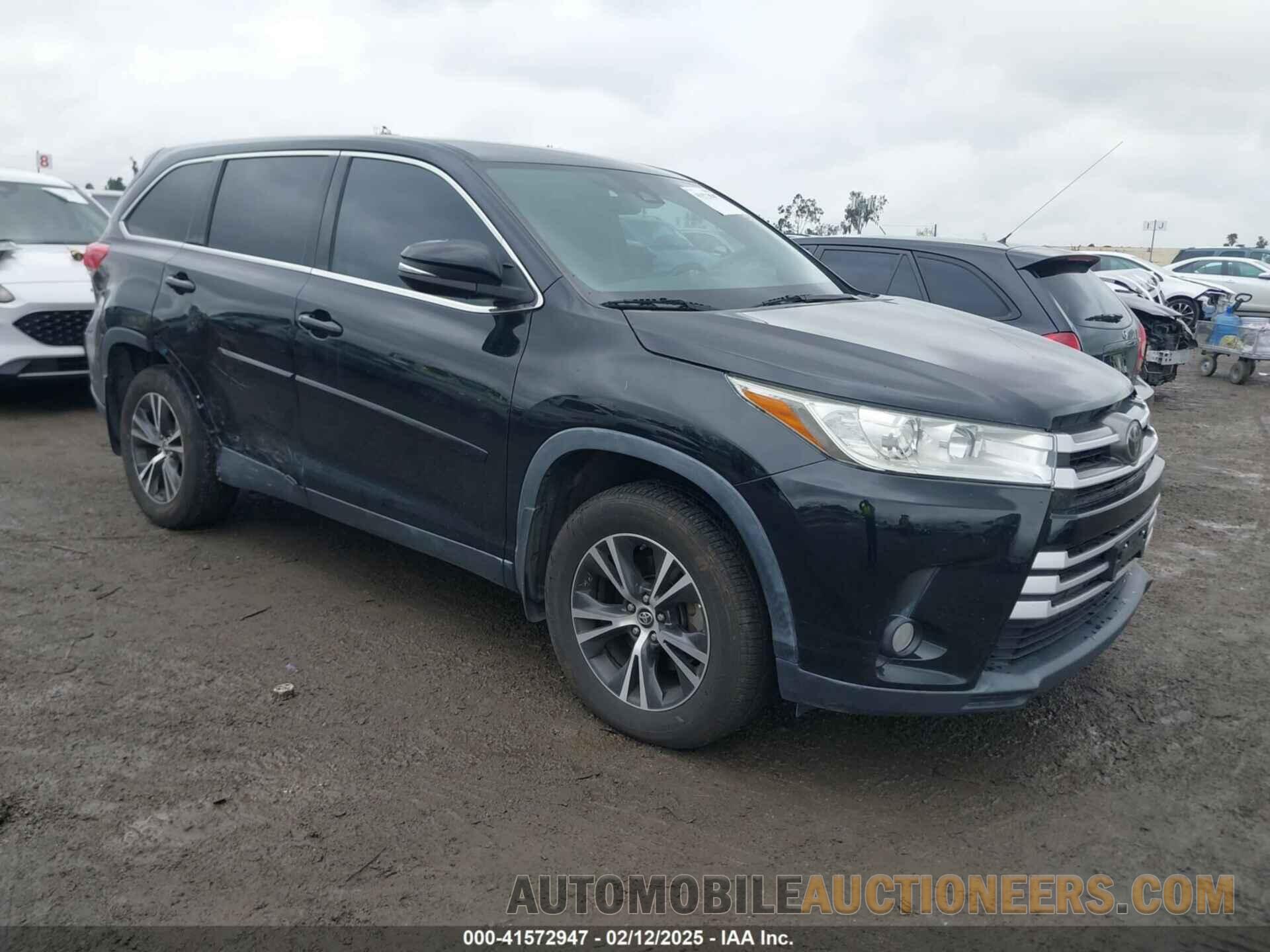 5TDZZRFH9KS356784 TOYOTA HIGHLANDER 2019