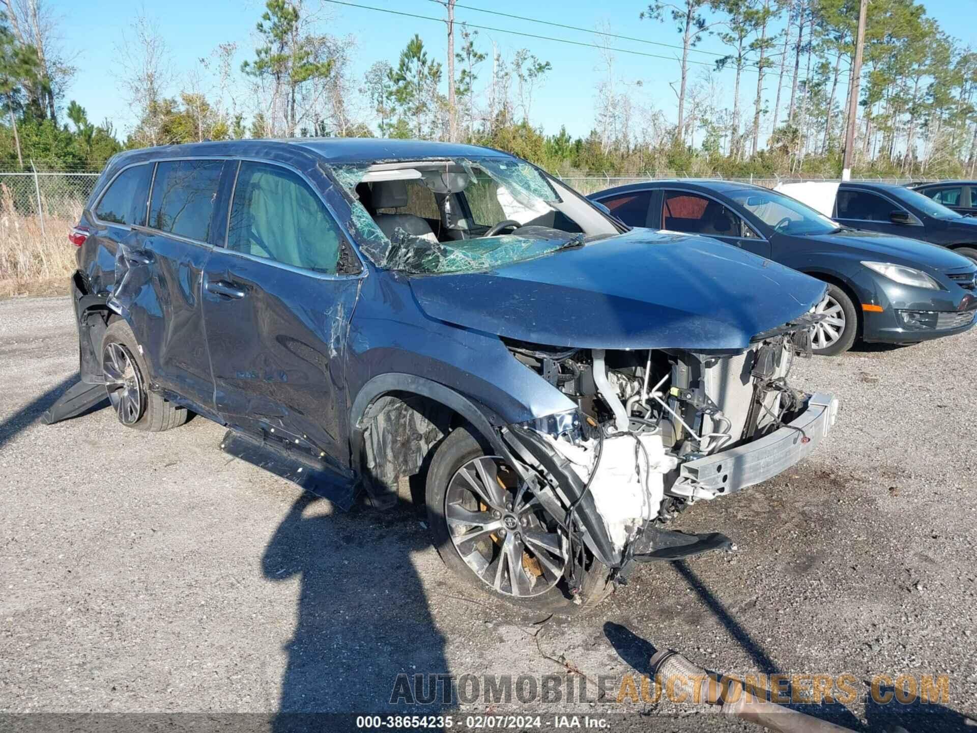 5TDZZRFH9KS362178 TOYOTA HIGHLANDER 2019