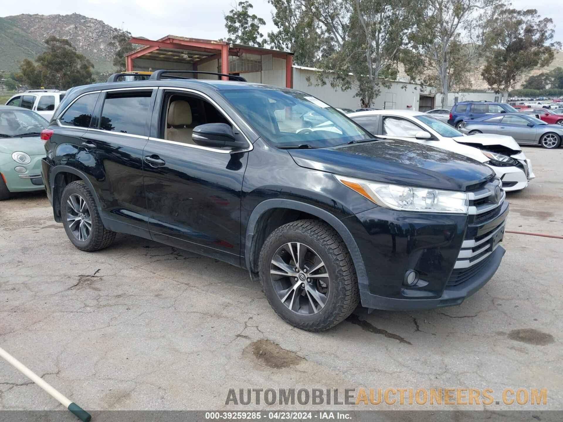 5TDZZRFHXHS221743 TOYOTA HIGHLANDER 2017