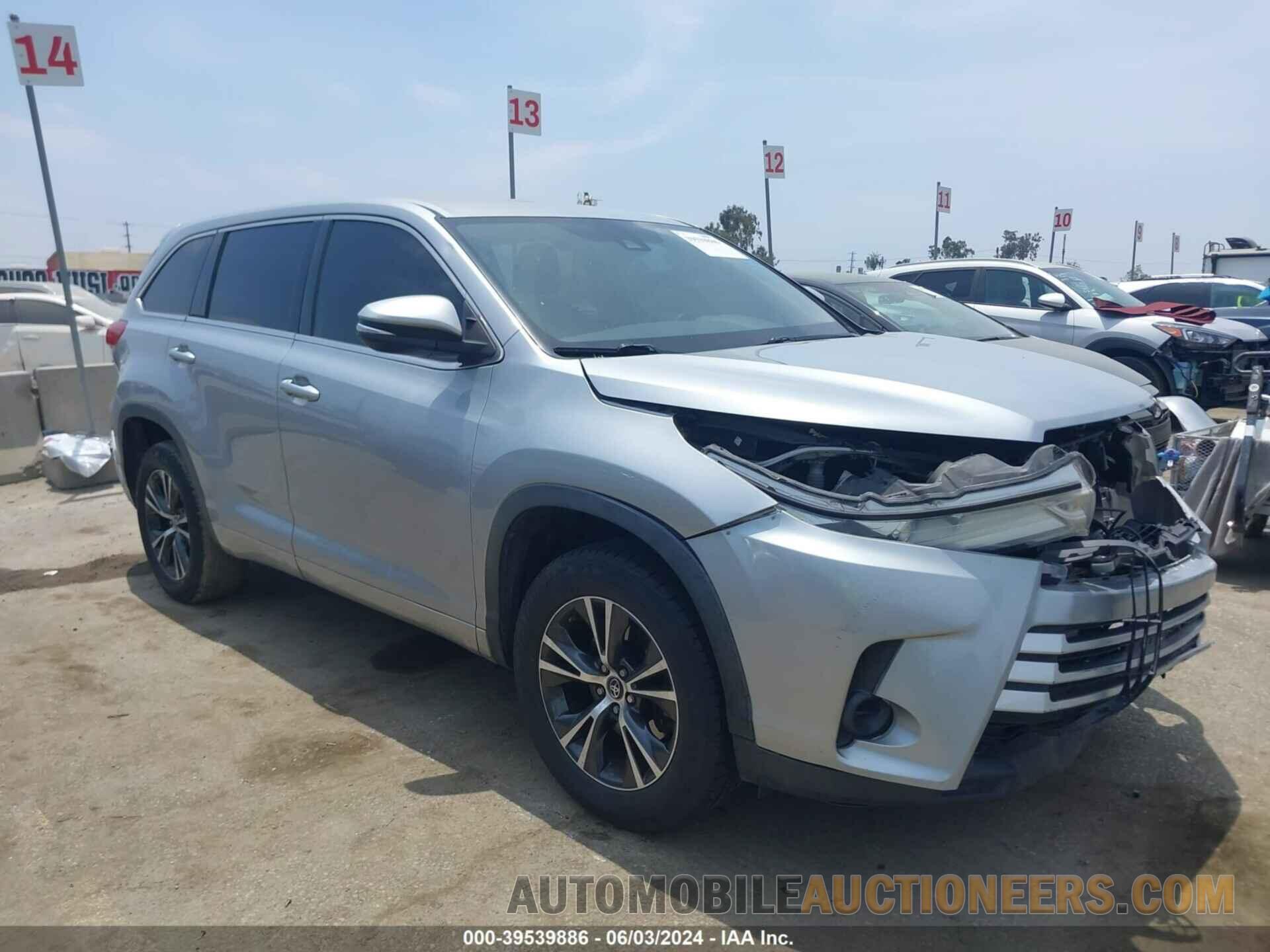 5TDZZRFHXJS242484 TOYOTA HIGHLANDER 2018