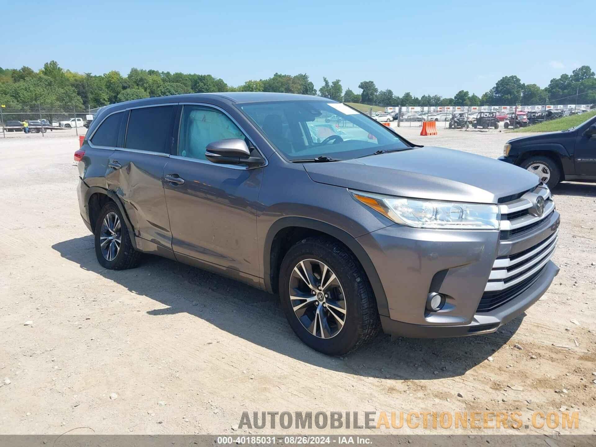 5TDZZRFHXJS268244 TOYOTA HIGHLANDER 2018