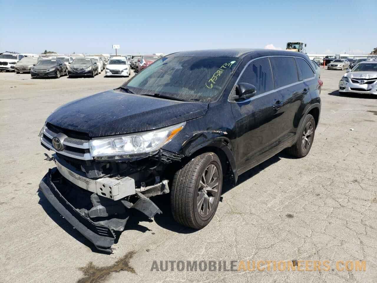 5TDZZRFHXJS268423 TOYOTA HIGHLANDER 2018