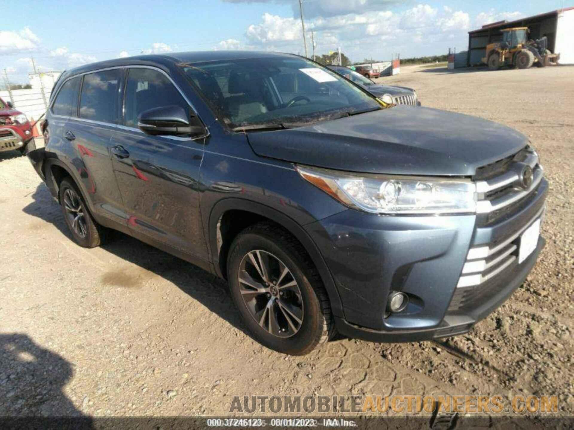 5TDZZRFHXKS291914 TOYOTA HIGHLANDER 2019