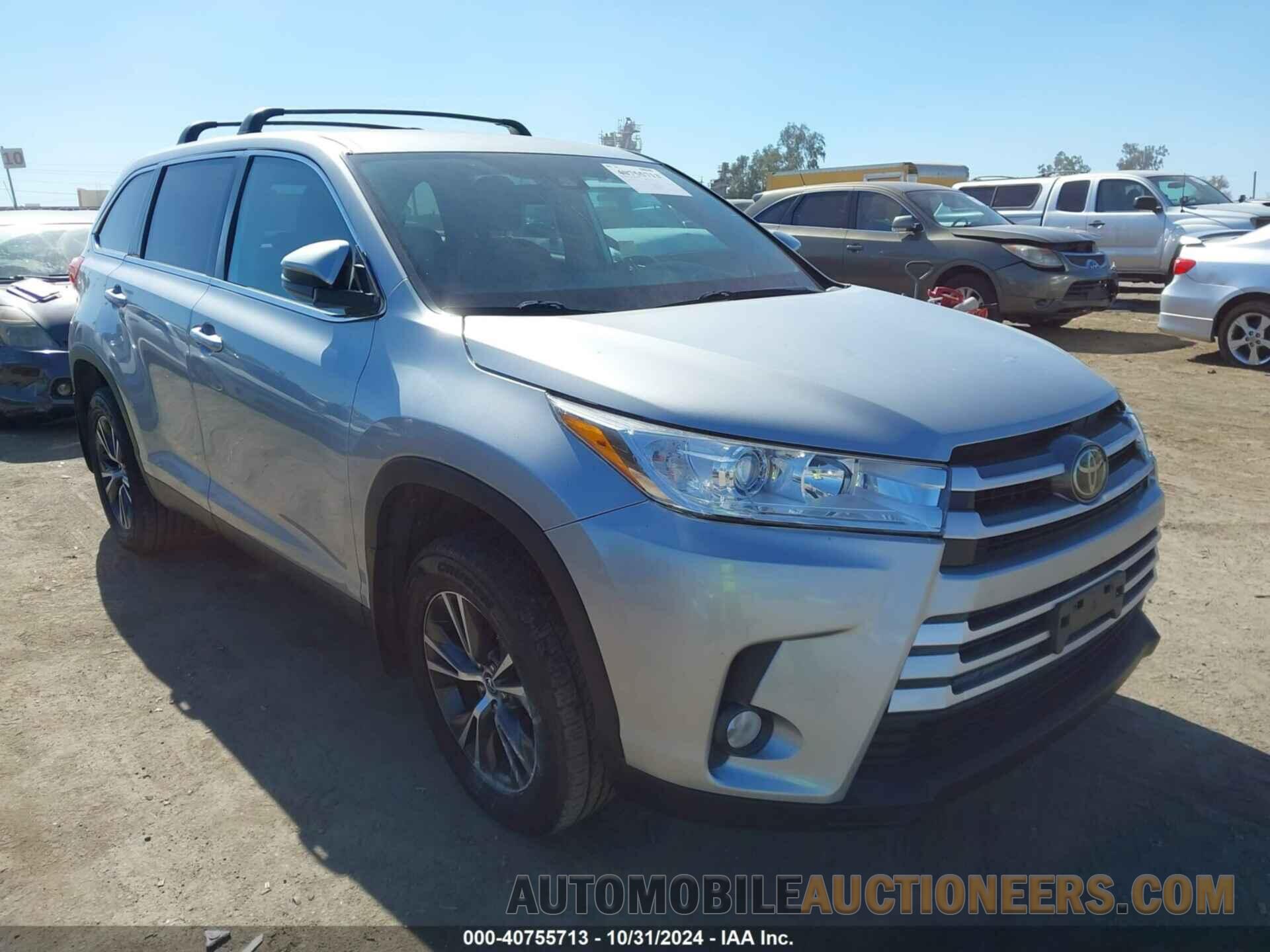 5TDZZRFHXKS300675 TOYOTA HIGHLANDER 2019