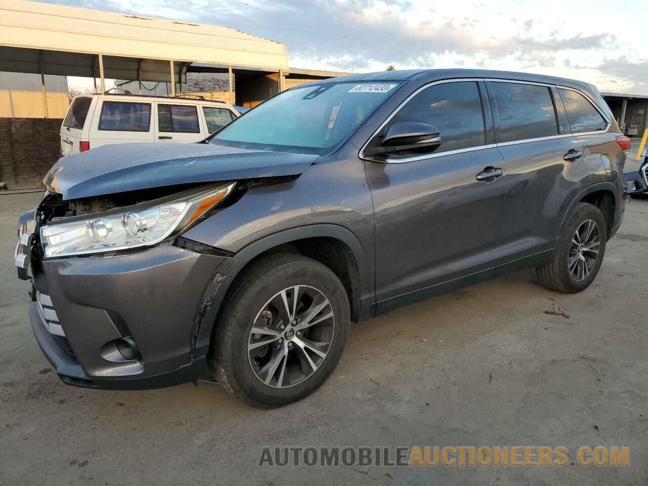 5TDZZRFHXKS308792 TOYOTA HIGHLANDER 2019