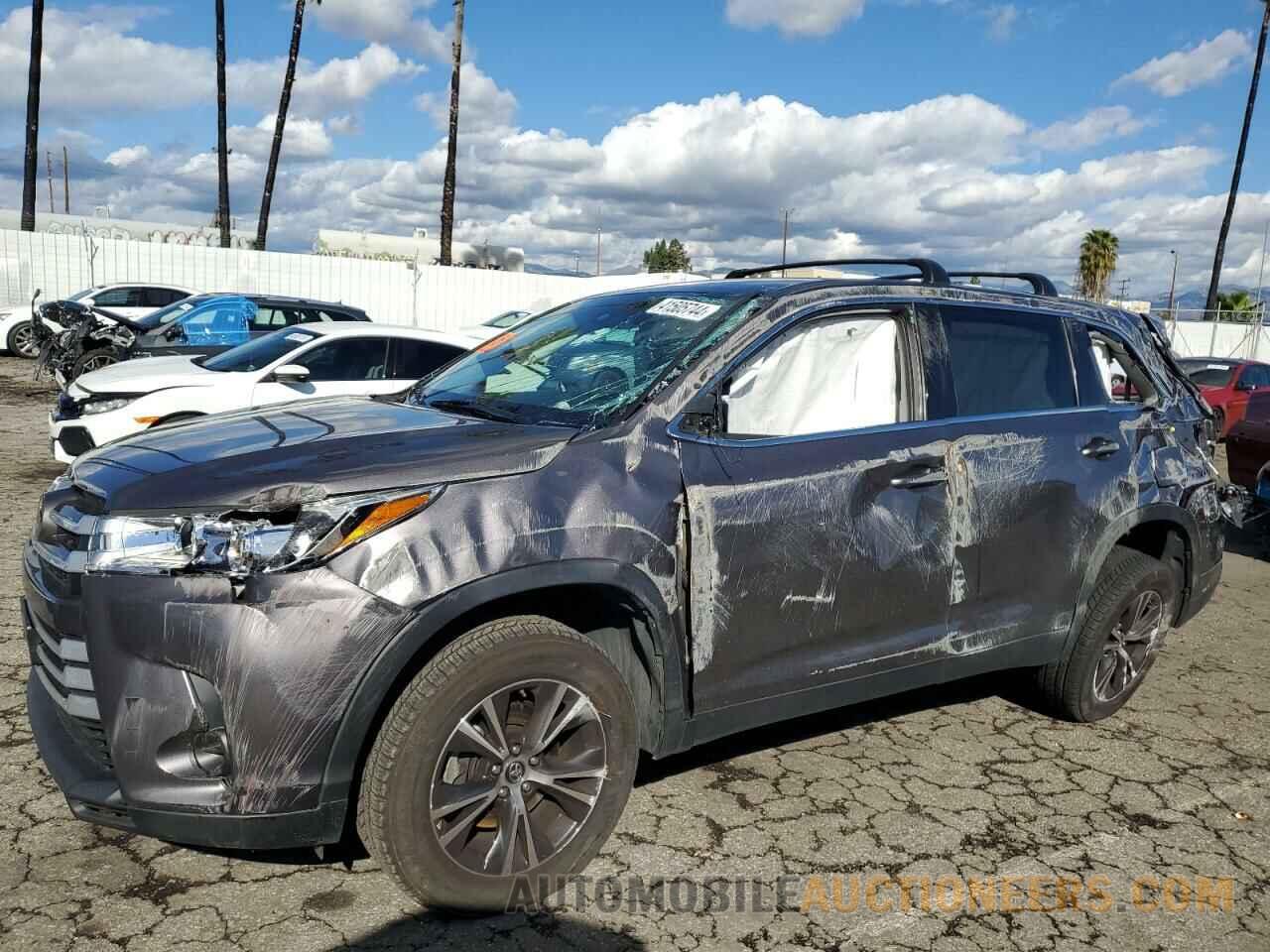 5TDZZRFHXKS317296 TOYOTA HIGHLANDER 2019