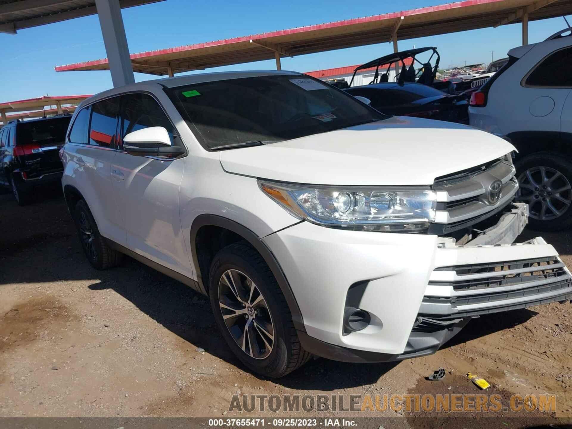 5TDZZRFHXKS326483 TOYOTA HIGHLANDER 2019