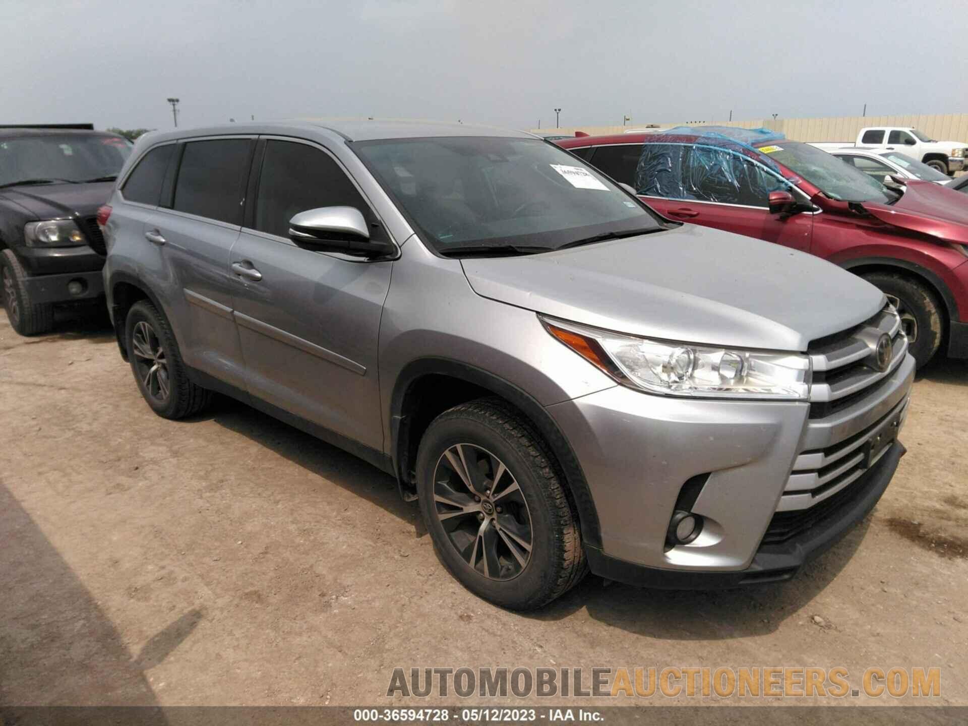 5TDZZRFHXKS341808 TOYOTA HIGHLANDER 2019