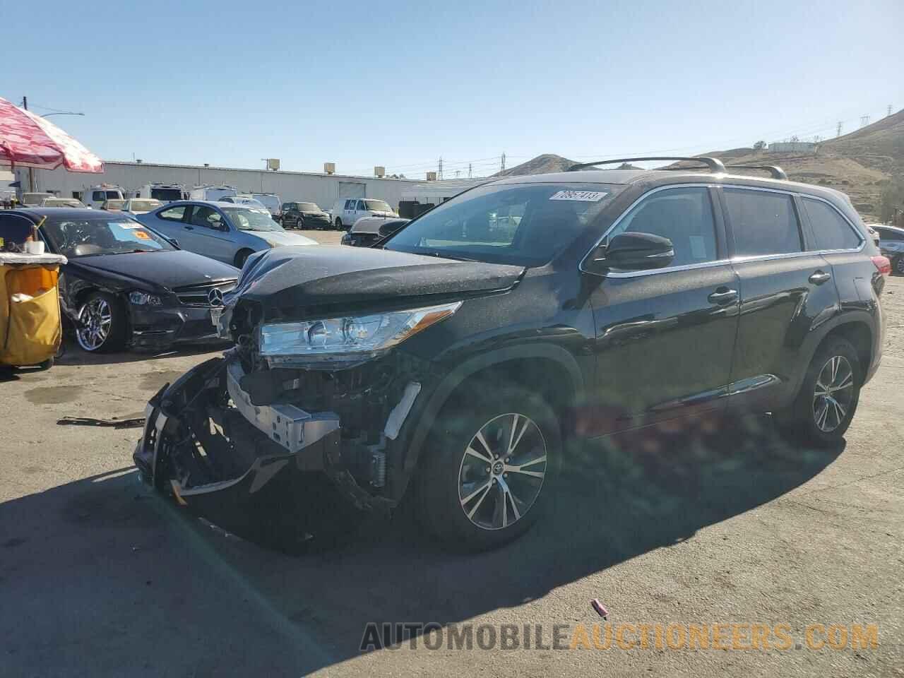 5TDZZRFHXKS359810 TOYOTA HIGHLANDER 2019