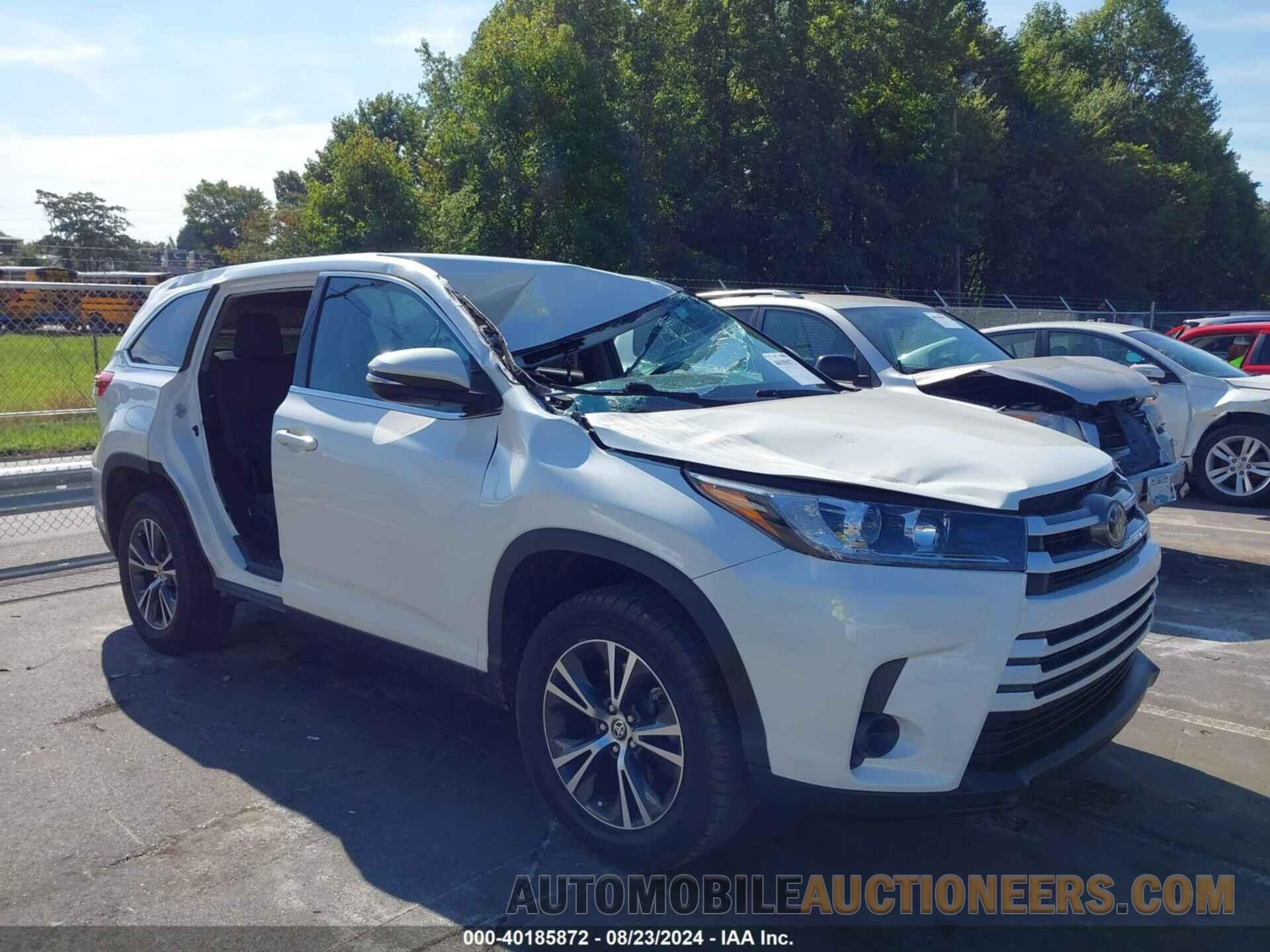 5TDZZRFHXKS369009 TOYOTA HIGHLANDER 2019