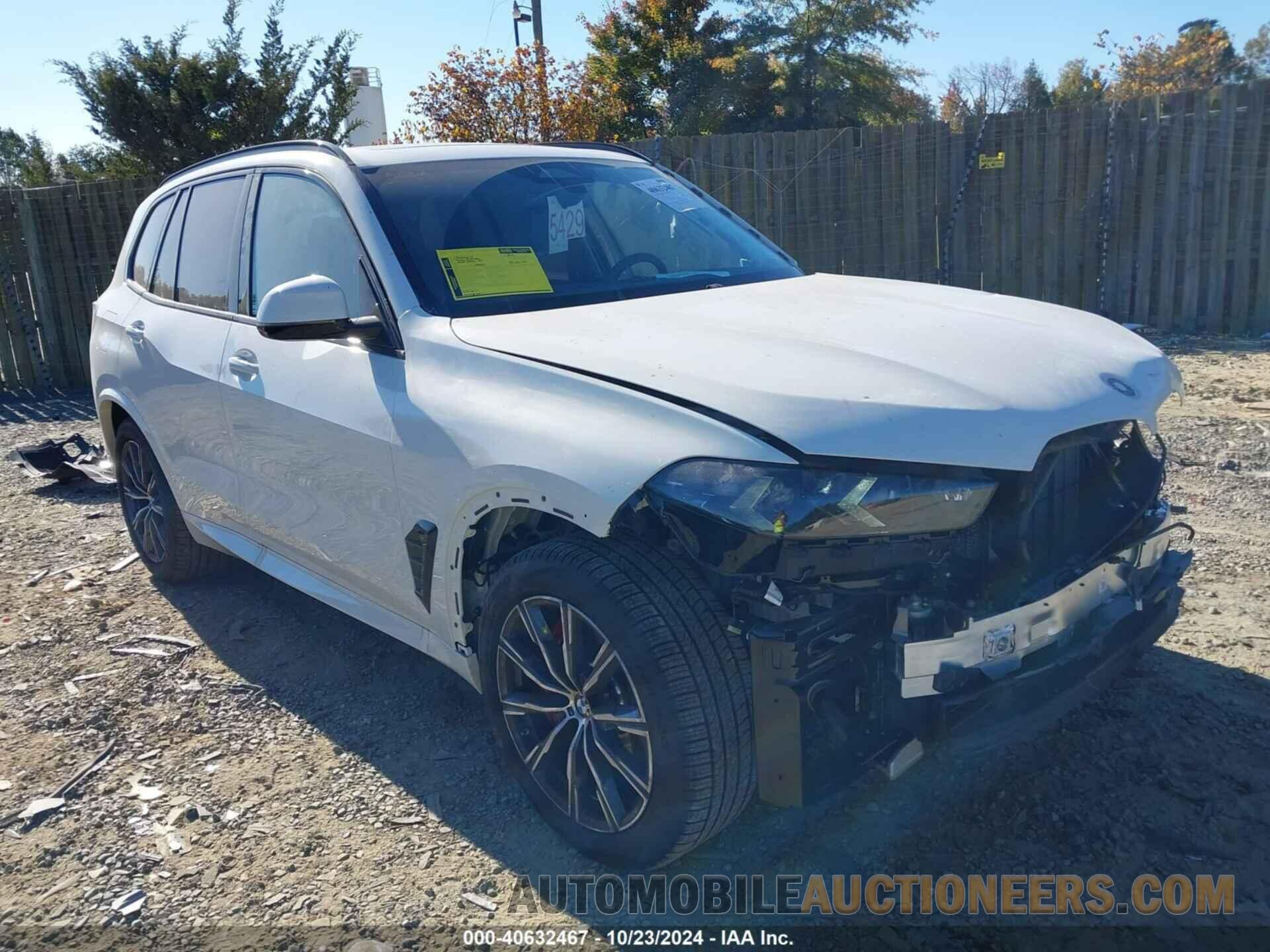 5UX23EU00R9W07160 BMW X5 2024