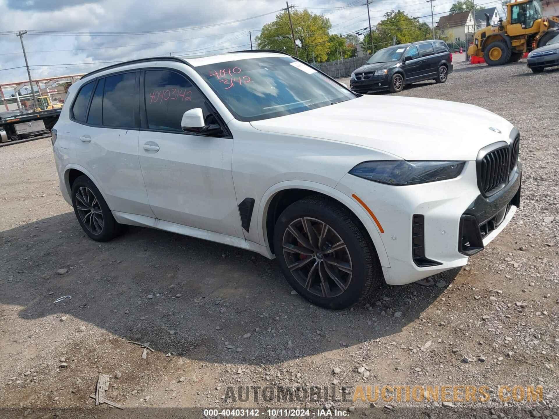 5UX23EU0XS9W45081 BMW X5 2025