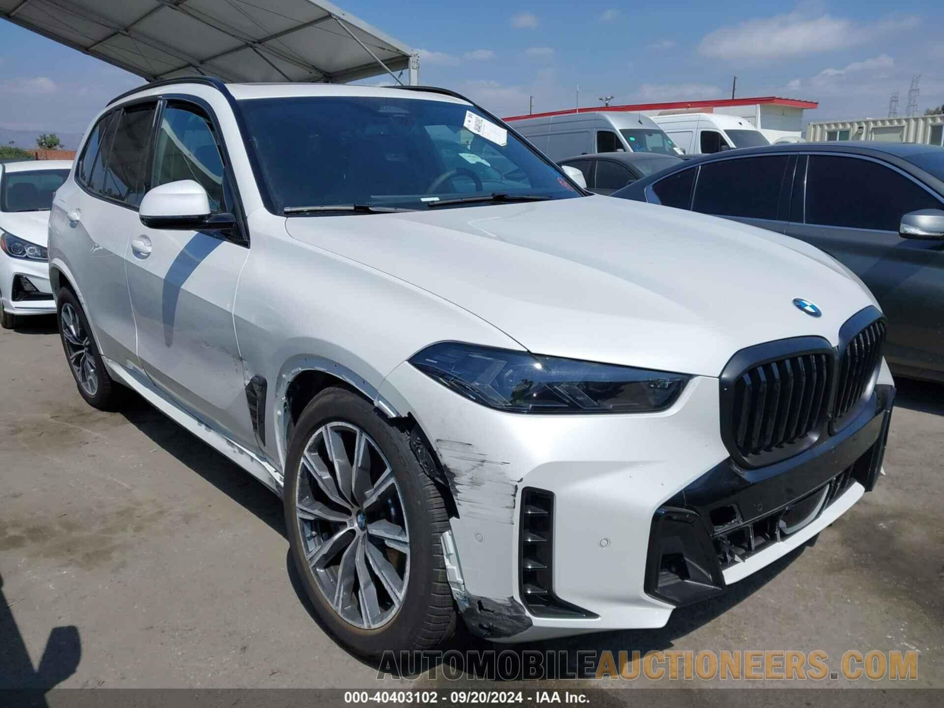 5UX23EU0XS9W80218 BMW X5 2025