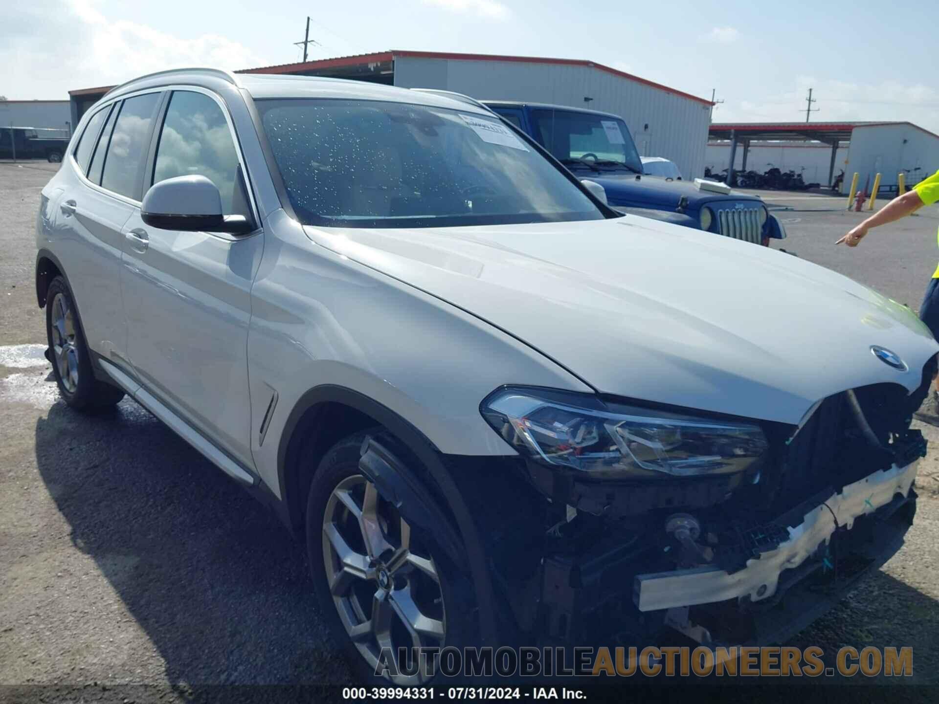 5UX43DP01N9M75857 BMW X3 2022