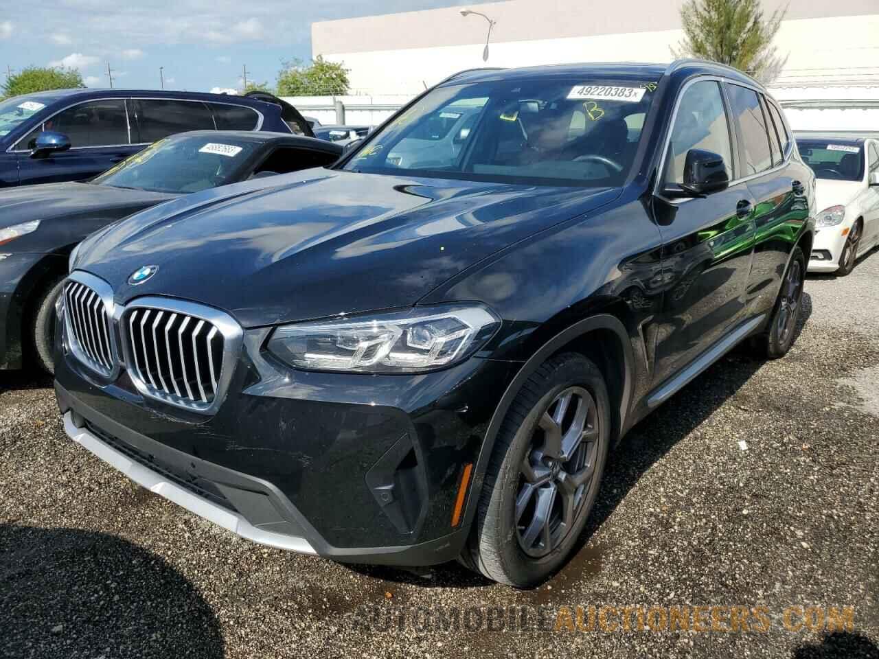 5UX43DP02N9J37173 BMW X3 2022