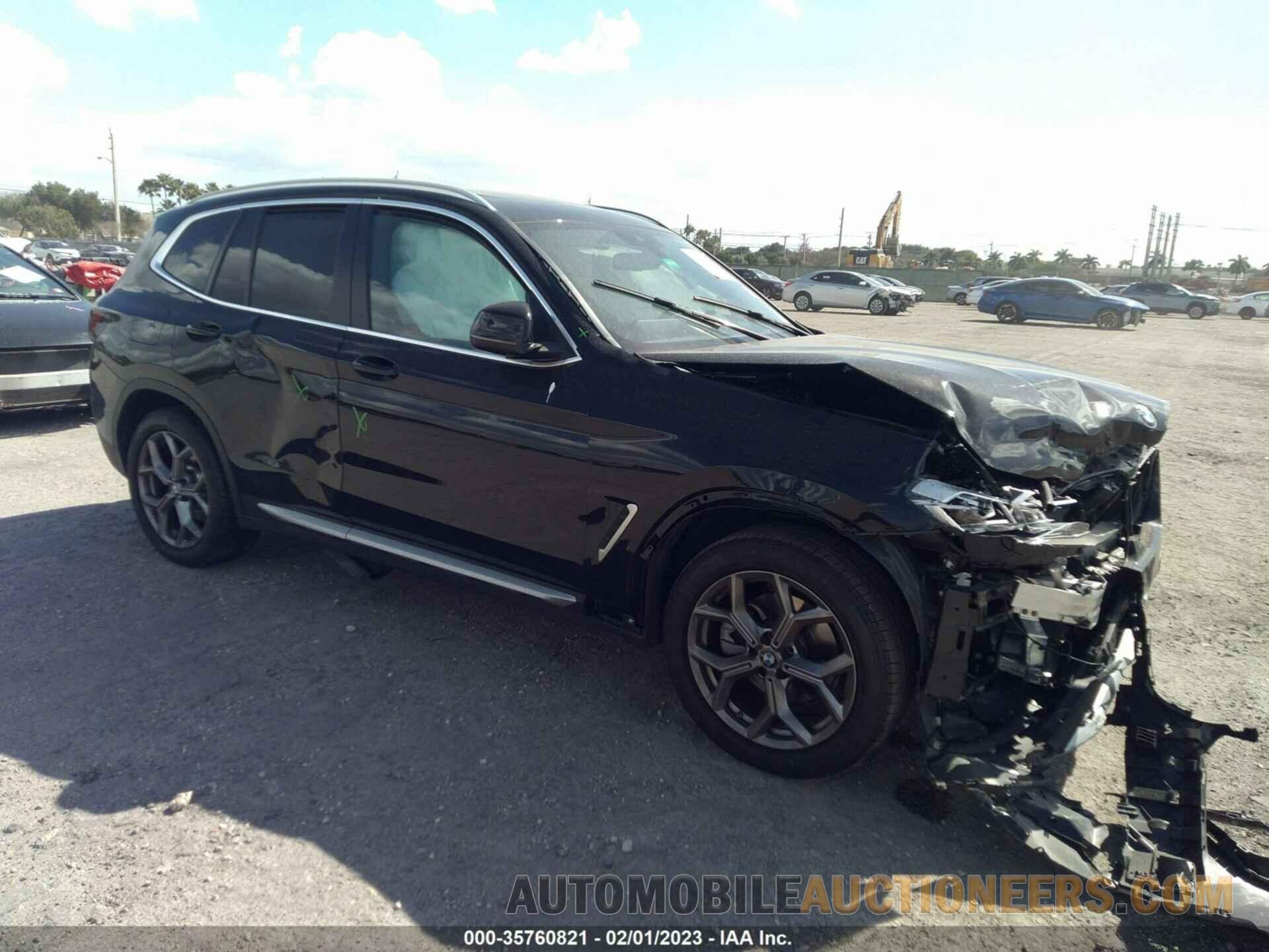 5UX43DP02N9J46424 BMW X3 2022