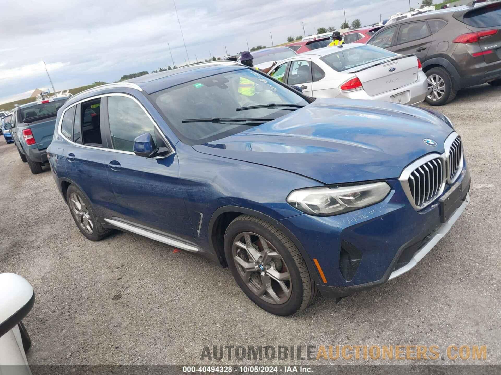 5UX43DP03N9K23401 BMW X3 2022