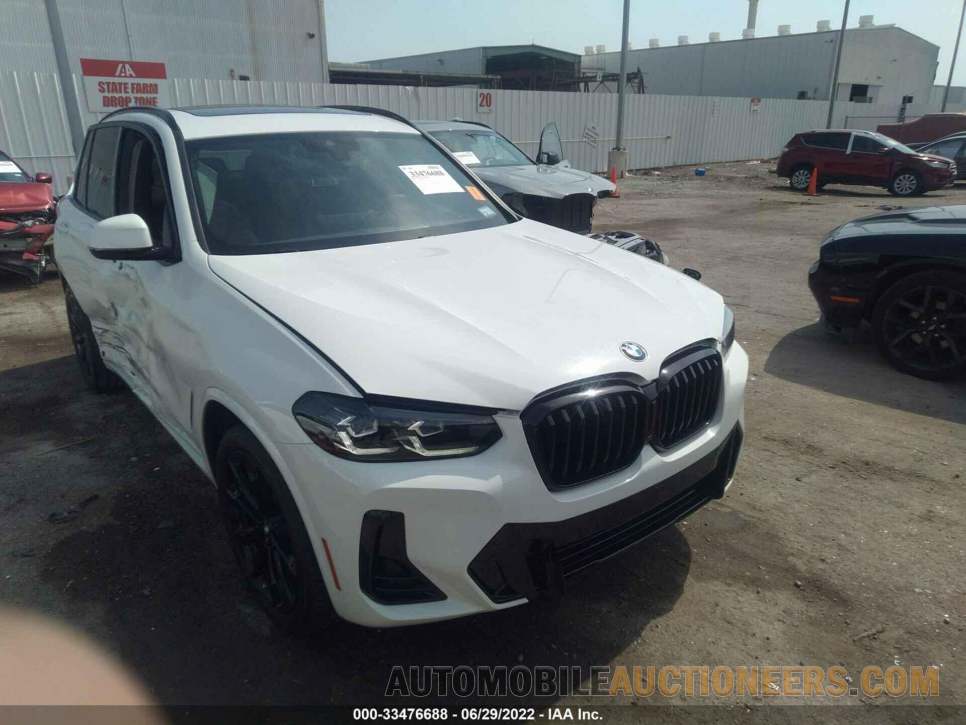 5UX43DP06N9J81211 BMW X3 2022