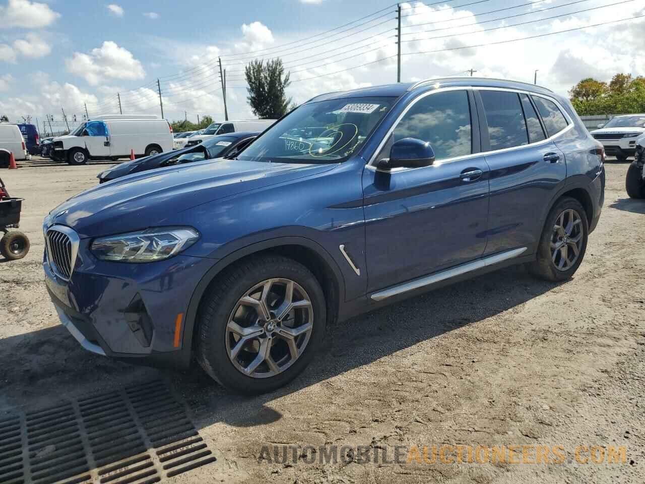 5UX43DP07N9K48429 BMW X3 2022