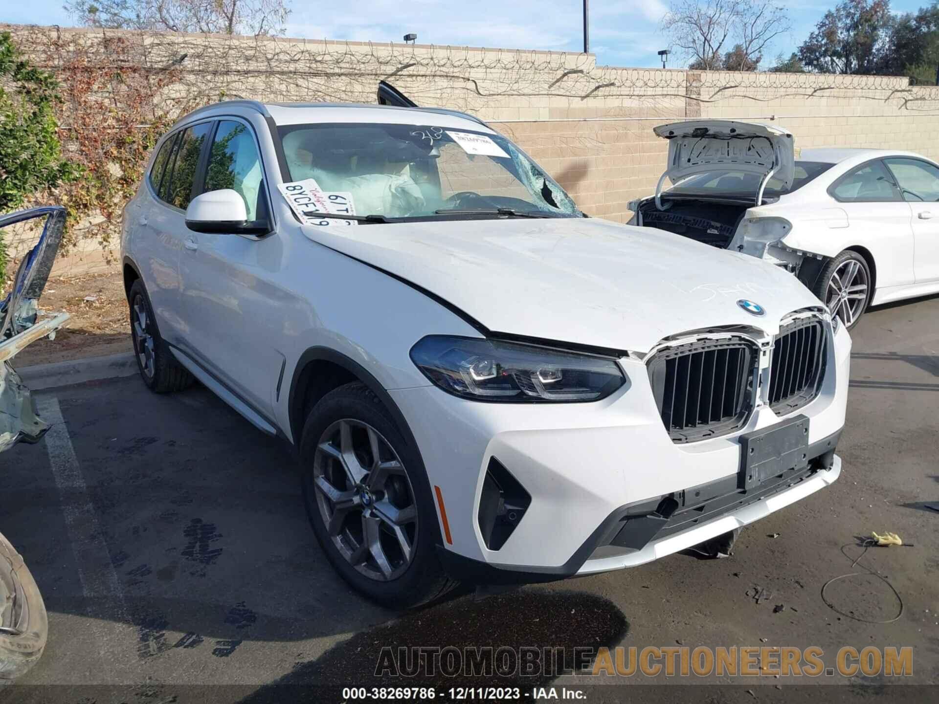 5UX43DP08N9J20183 BMW X3 2022