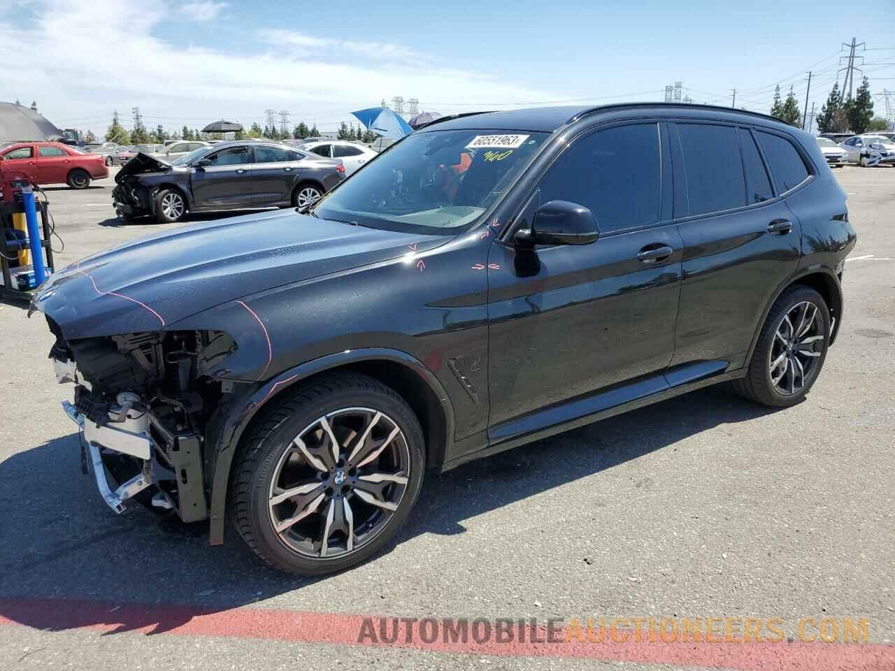 5UX43DP08N9K52540 BMW X3 2022