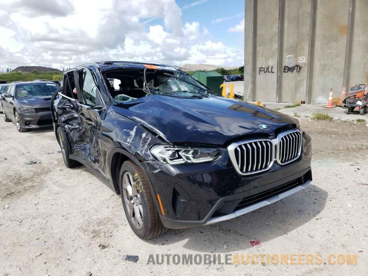 5UX43DP0XN9L75238 BMW X3 2022