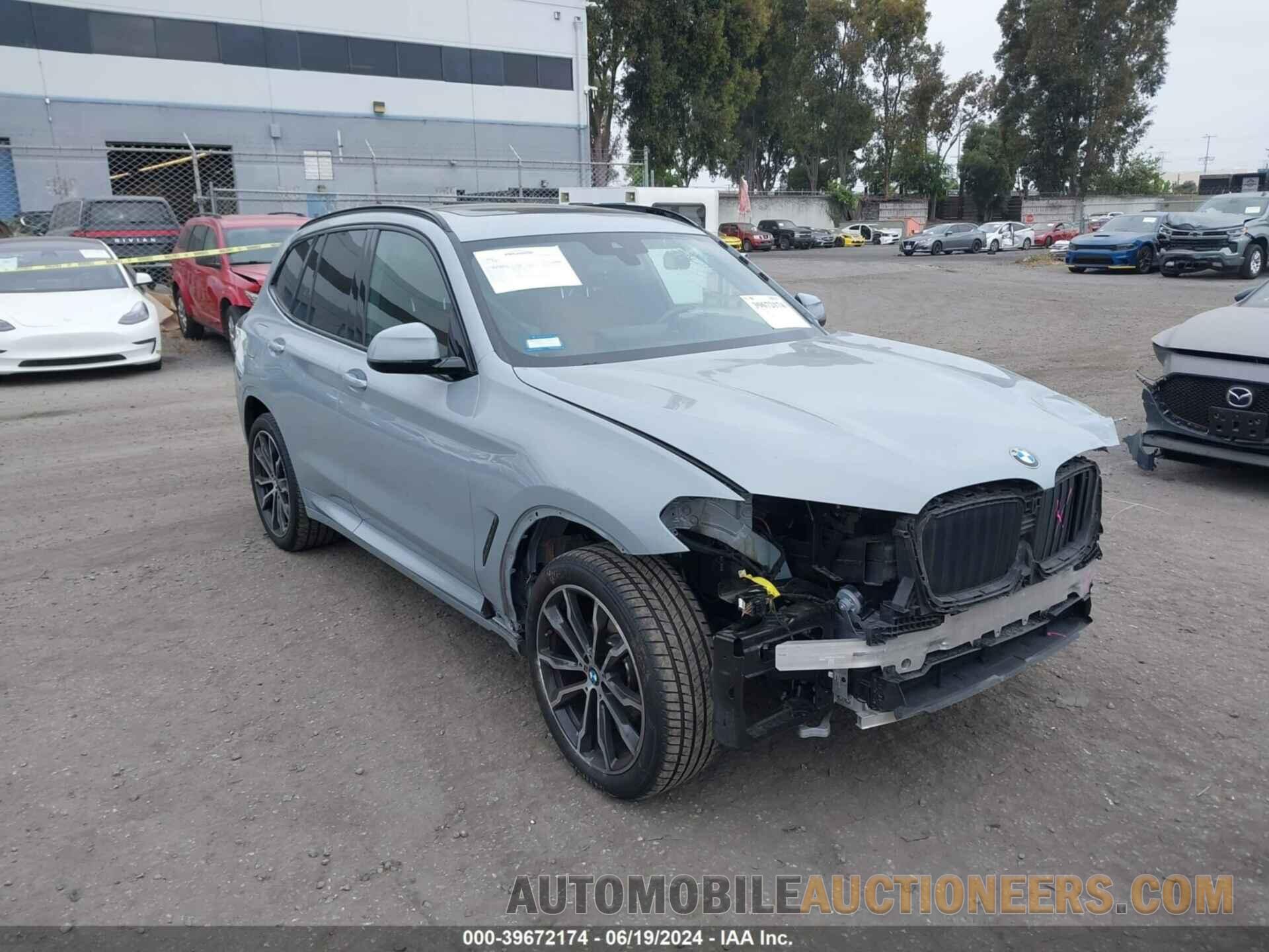 5UX43DP0XN9M43988 BMW X3 2022