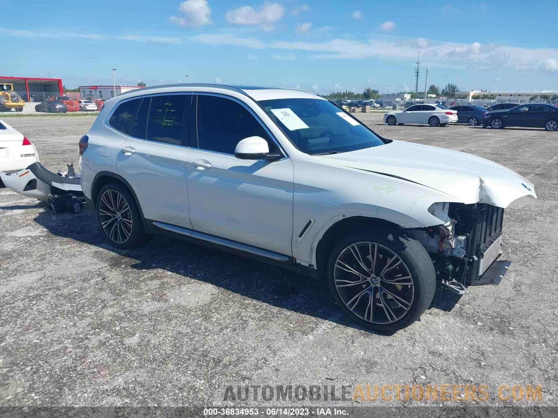 5UX43DP0XN9M48771 BMW X3 2022