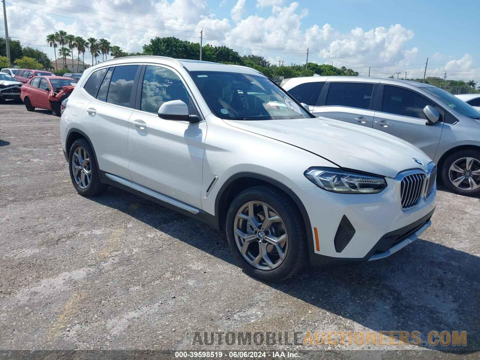 5UX43DP0XN9N05874 BMW X3 2022