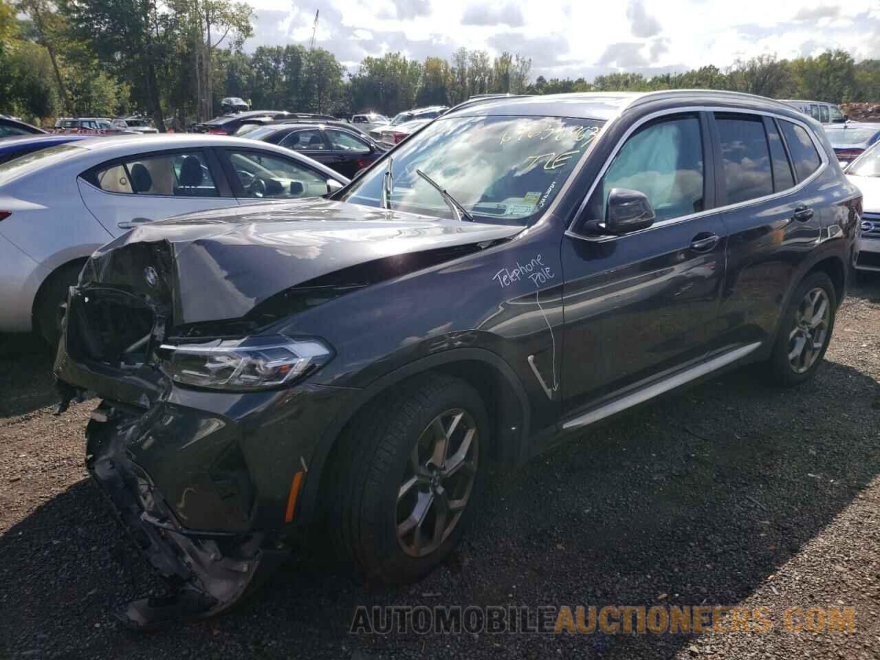 5UX53DP00N9J98736 BMW X3 2022