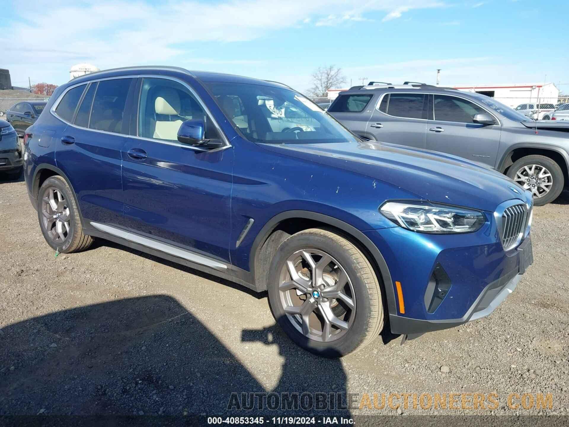 5UX53DP01N9J64711 BMW X3 2022