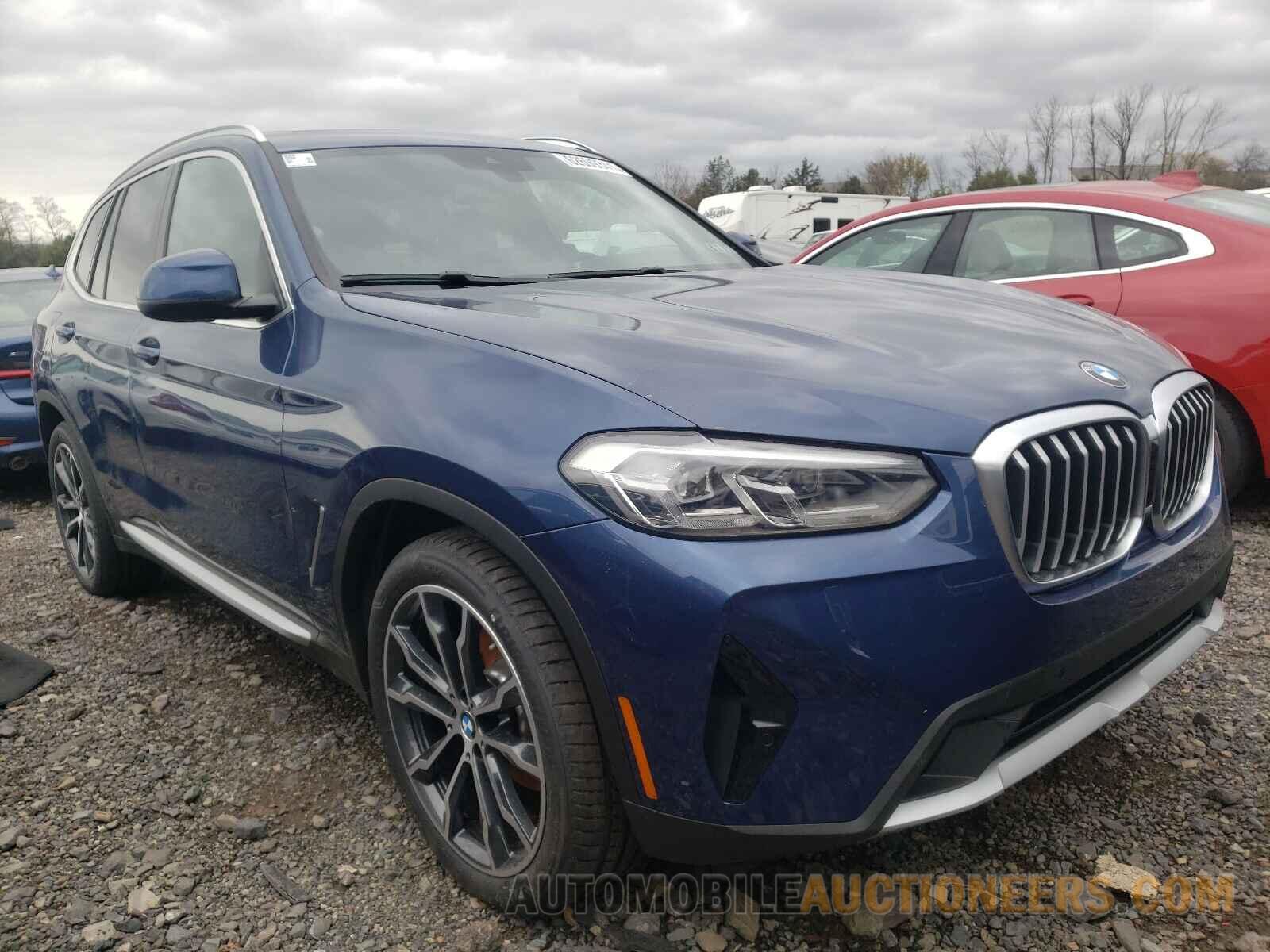 5UX53DP02N9J01651 BMW X3 2022