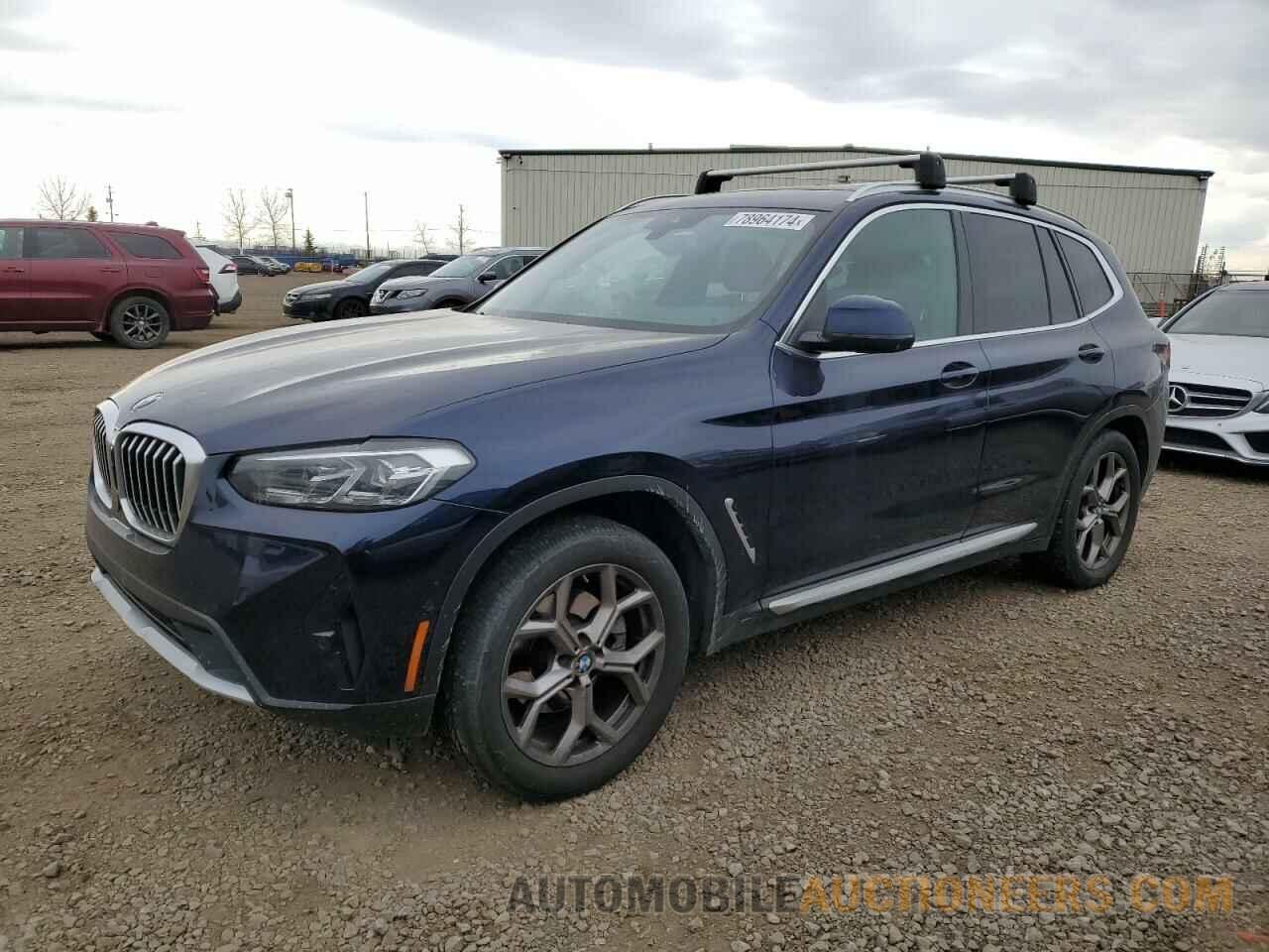 5UX53DP02N9K48195 BMW X3 2022