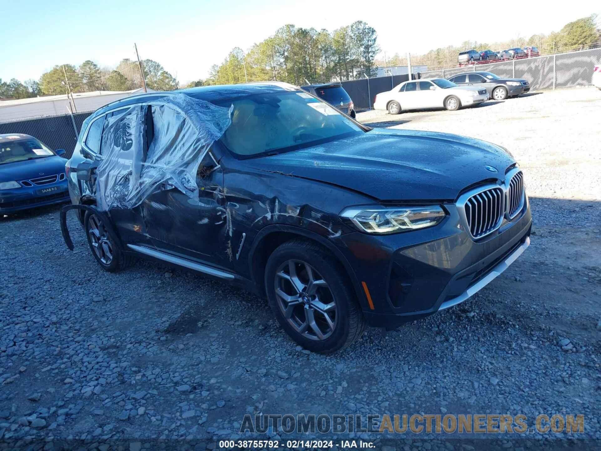 5UX53DP02N9N23399 BMW X3 2022