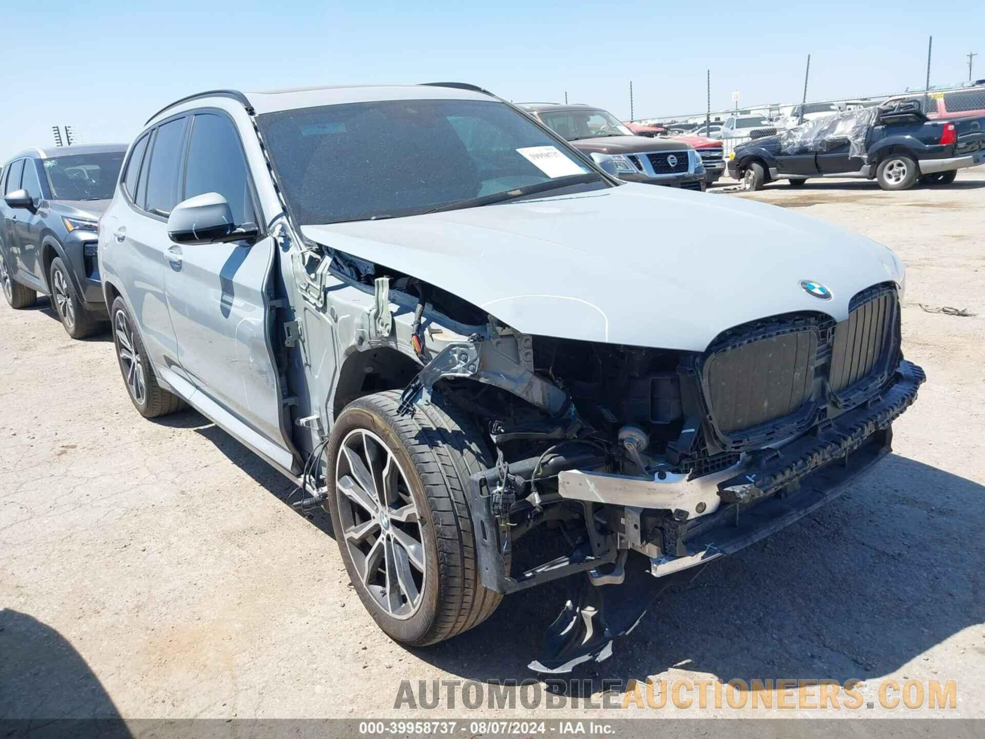 5UX53DP02N9N40395 BMW X3 2022