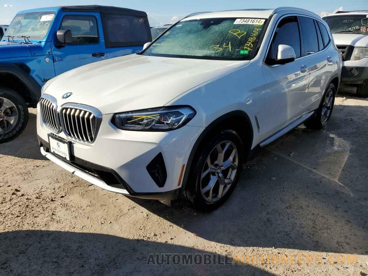 5UX53DP03N9K31776 BMW X3 2022