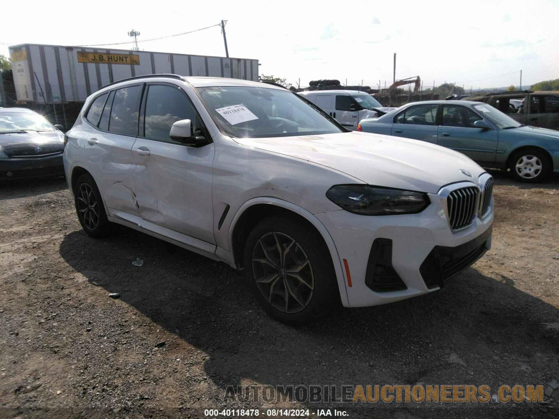 5UX53DP03N9M13915 BMW X3 2022