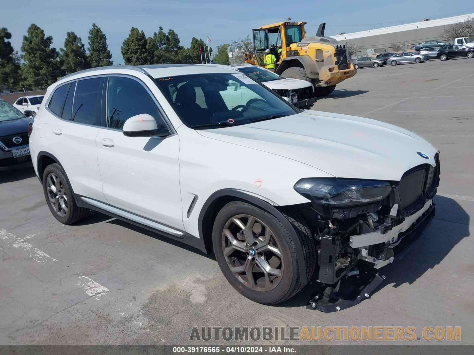 5UX53DP04N9M34322 BMW X3 2022