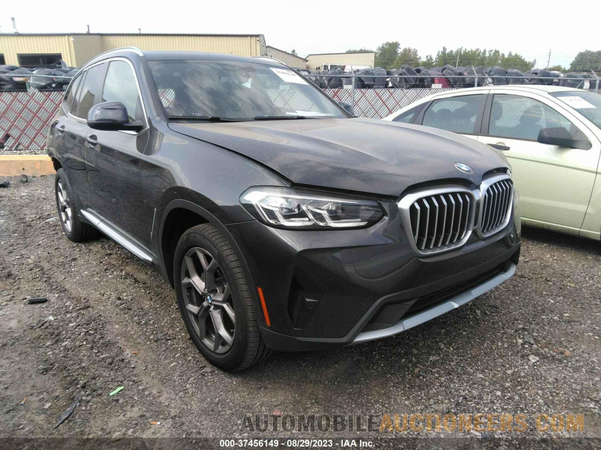 5UX53DP04N9M41707 BMW X3 2022