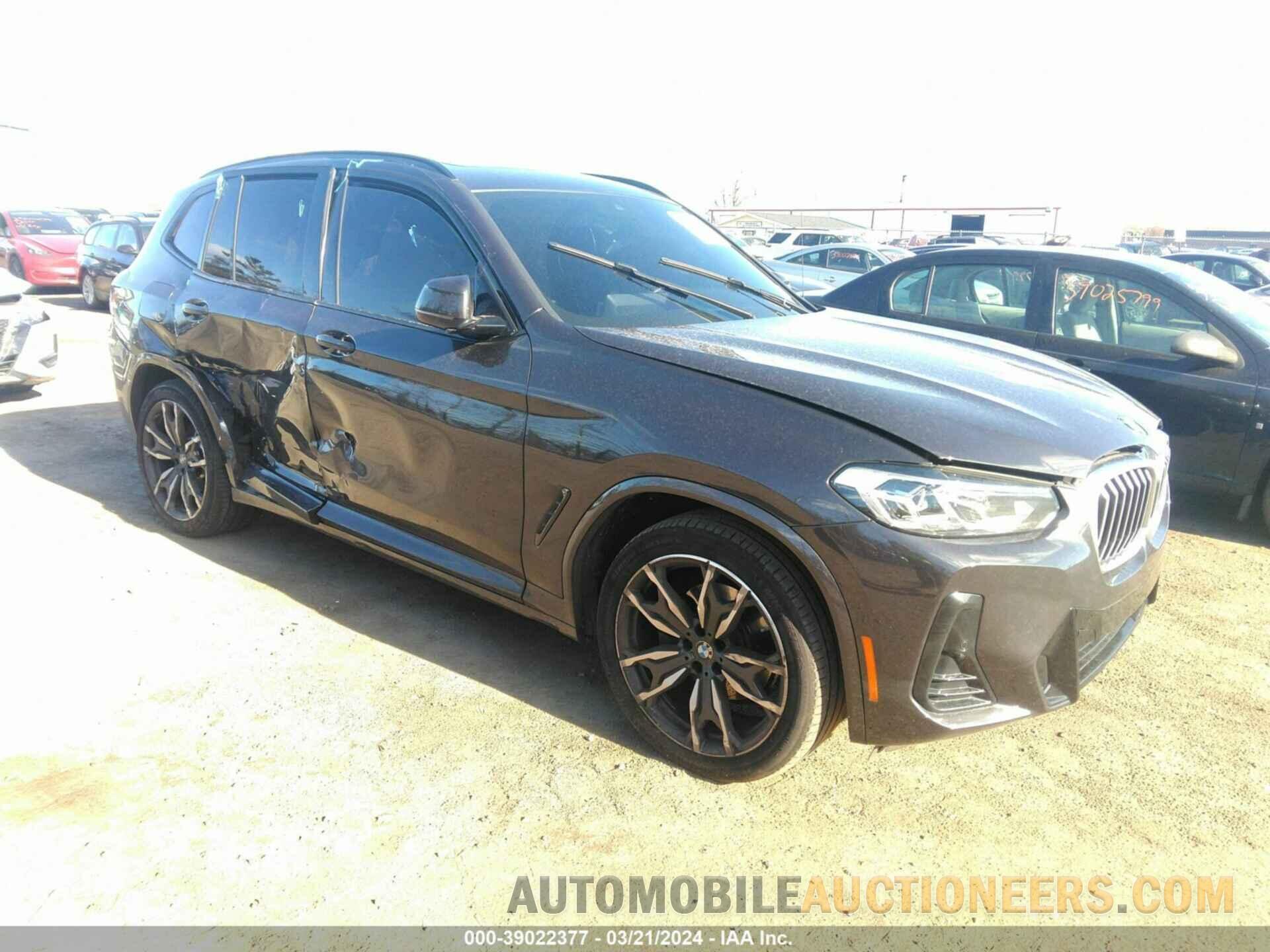 5UX53DP06N9K83693 BMW X3 2022