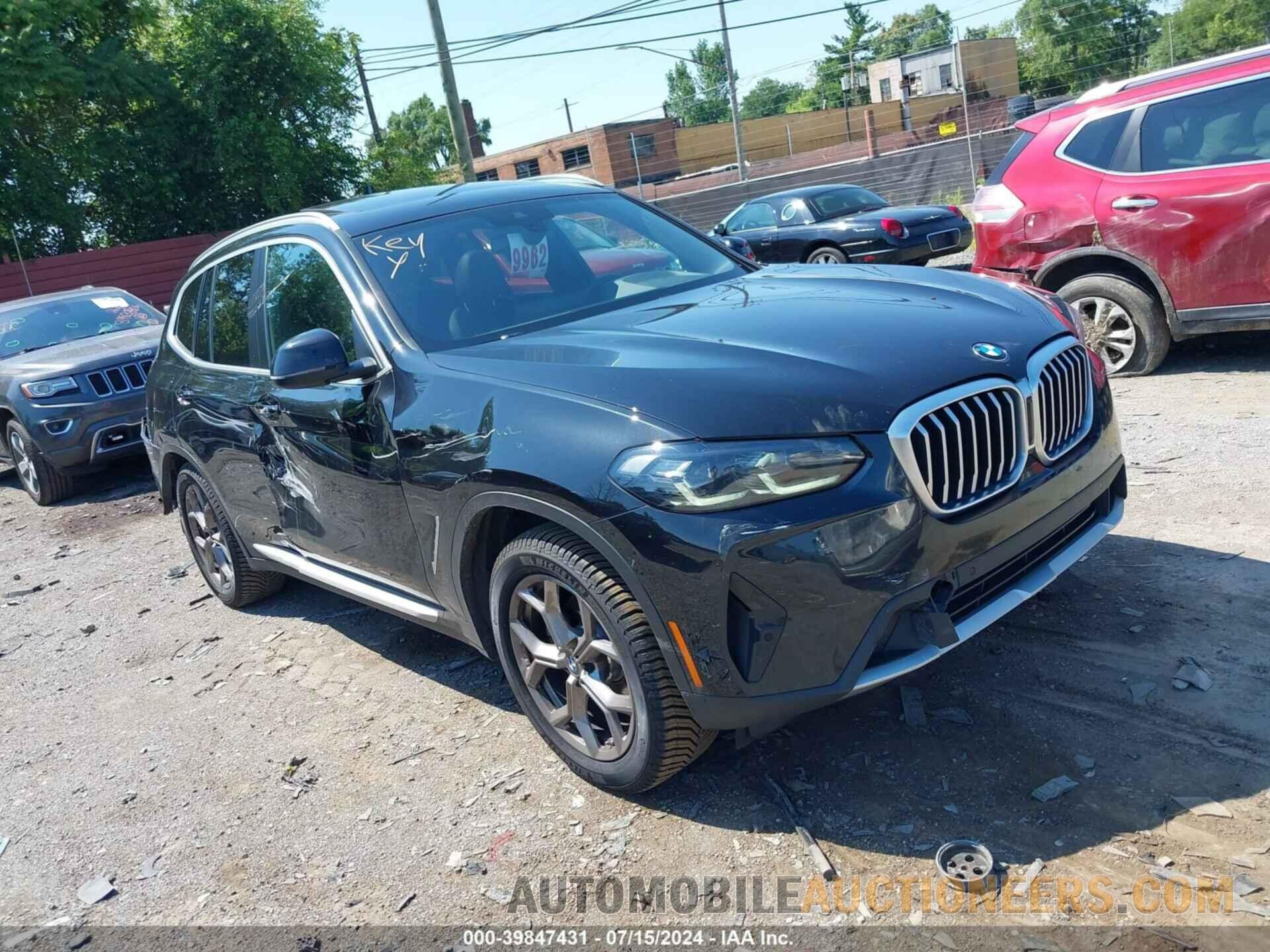 5UX53DP07N9K12244 BMW X3 2022