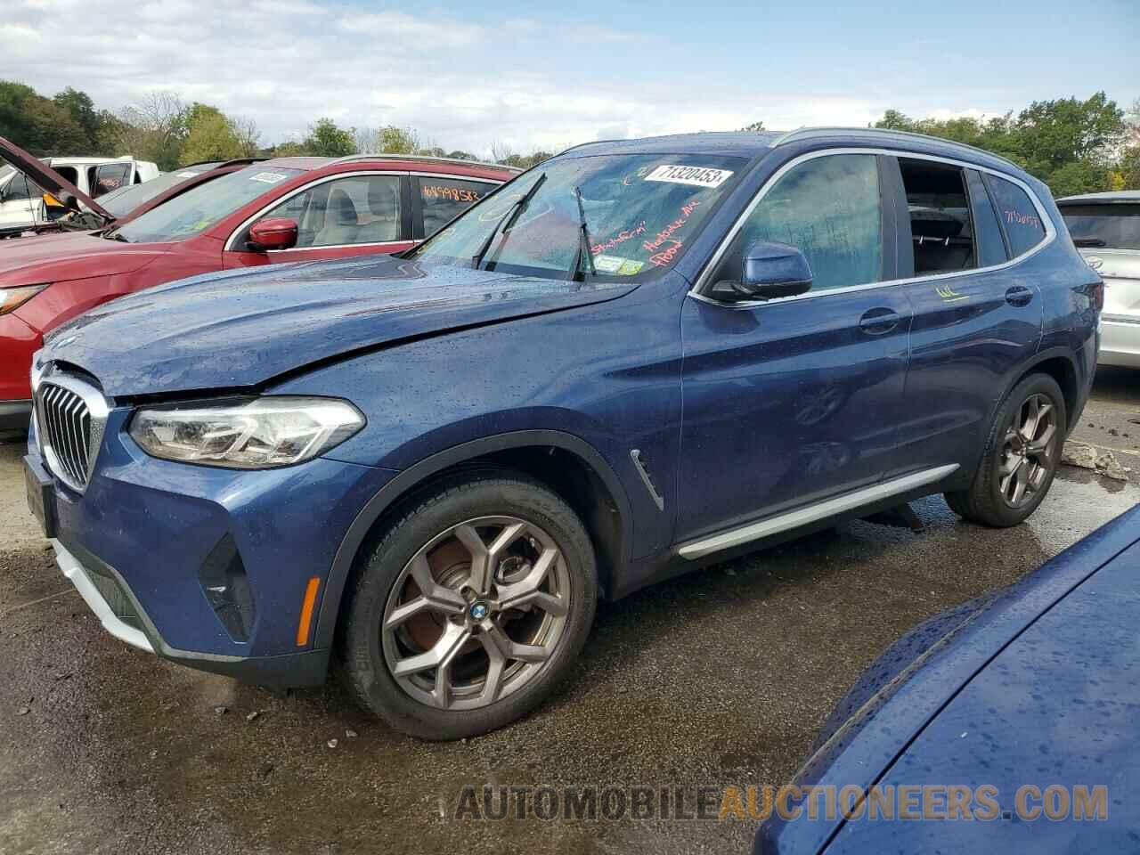 5UX53DP07N9K32848 BMW X3 2022