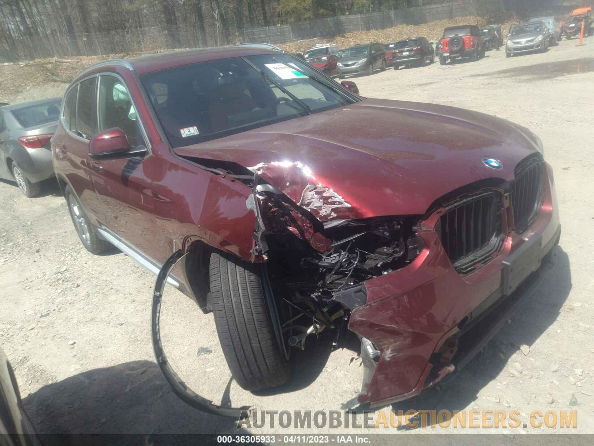 5UX53DP07N9L21660 BMW X3 2022