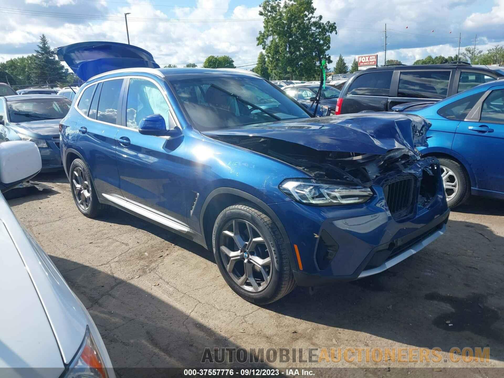 5UX53DP07N9L86282 BMW X3 2022