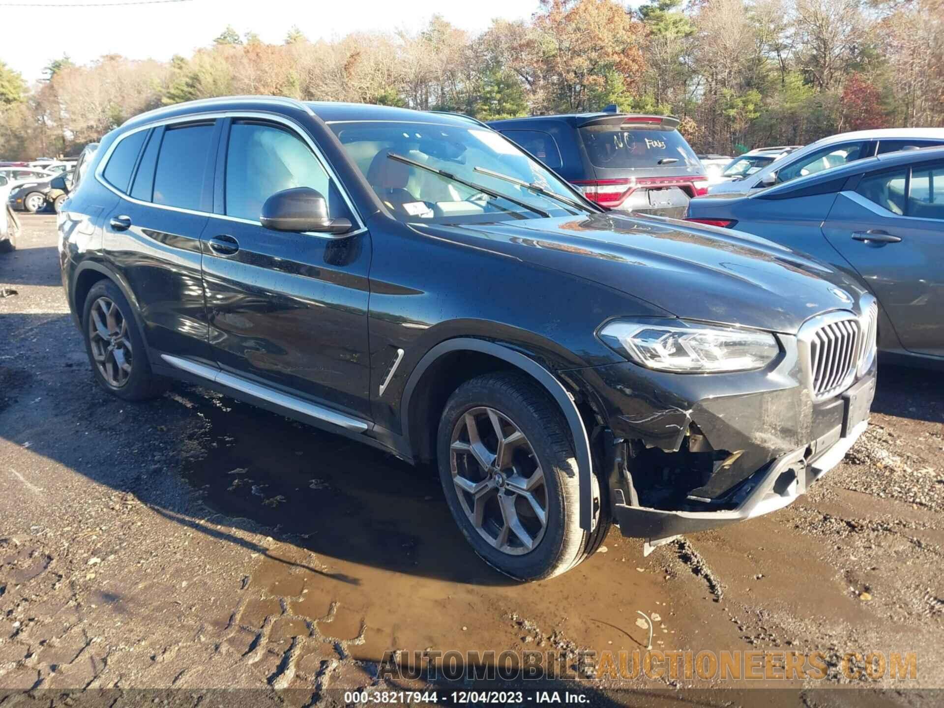 5UX53DP08N9J37117 BMW X3 2022