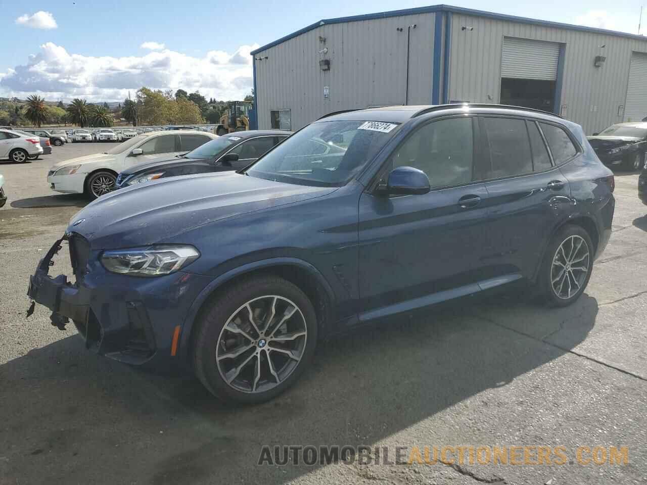 5UX53DP08N9J78122 BMW X3 2022