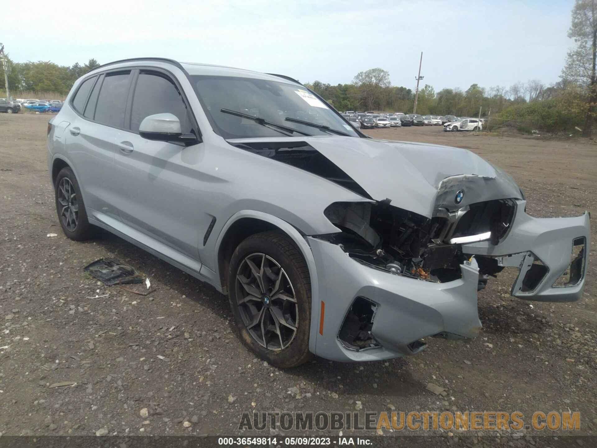 5UX53DP08N9M26191 BMW X3 2022